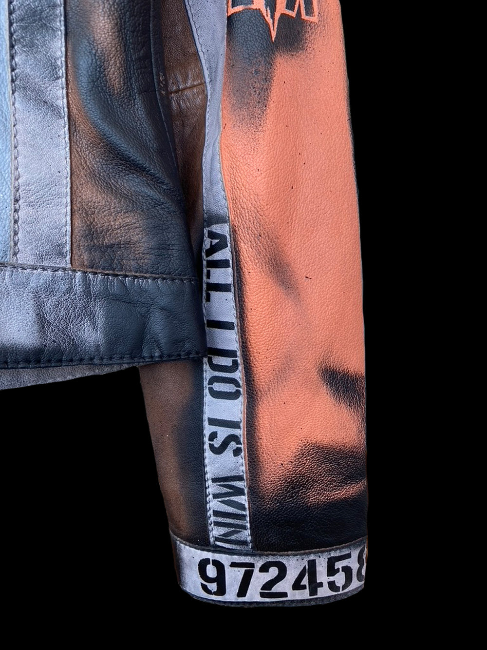 Color Block - Leather Jacket