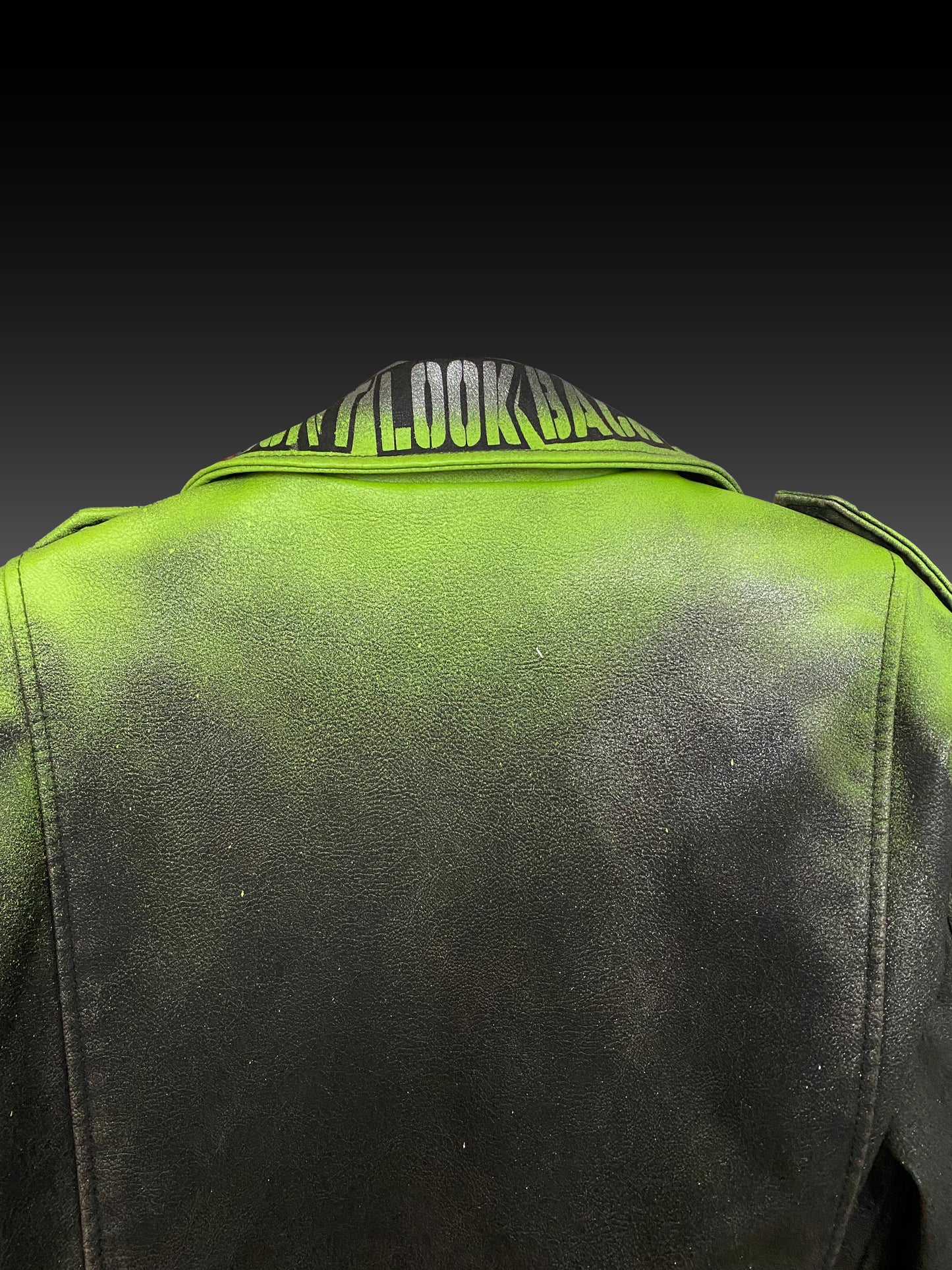 Green Poison - leather jacket