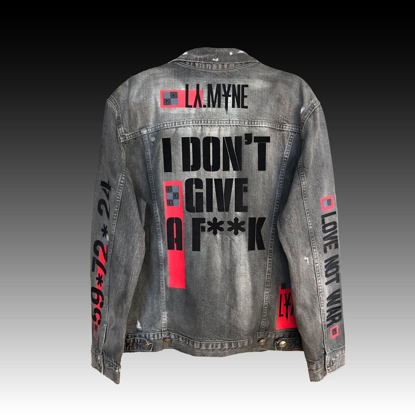 I don't give a* - Jeansjacke