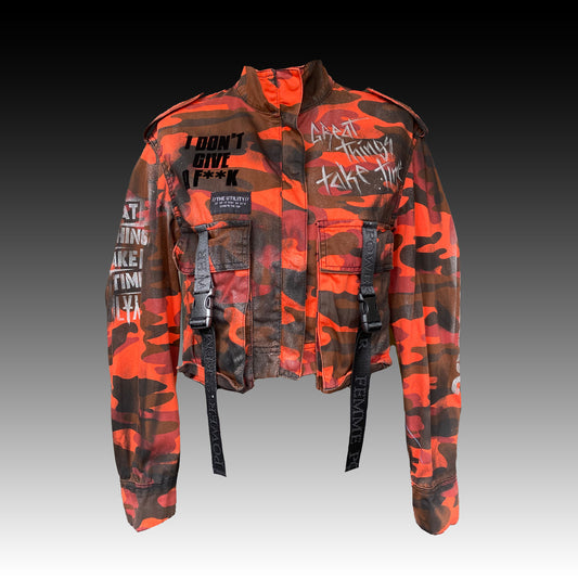 Orange Vibes - Army Jacke