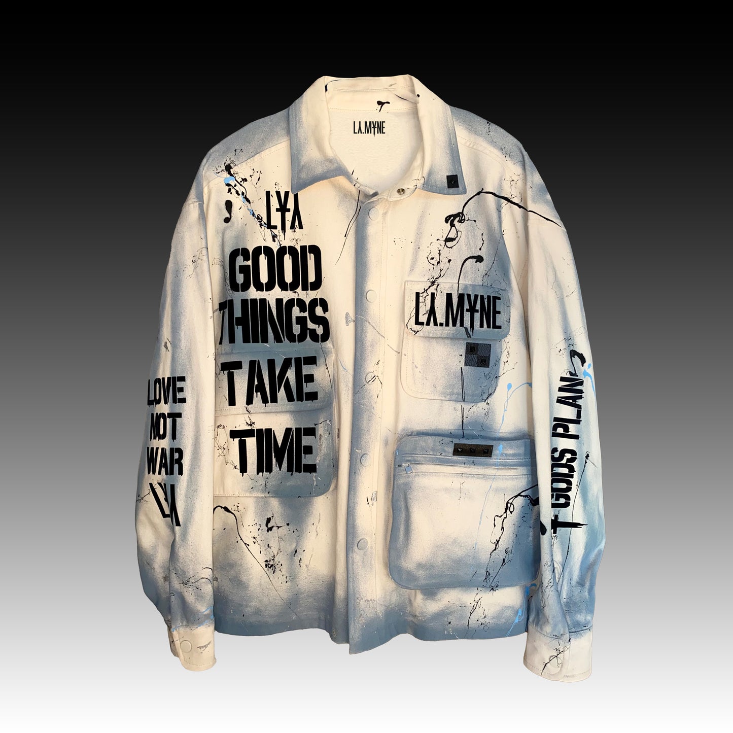 Good Things Take Time - denim jacket