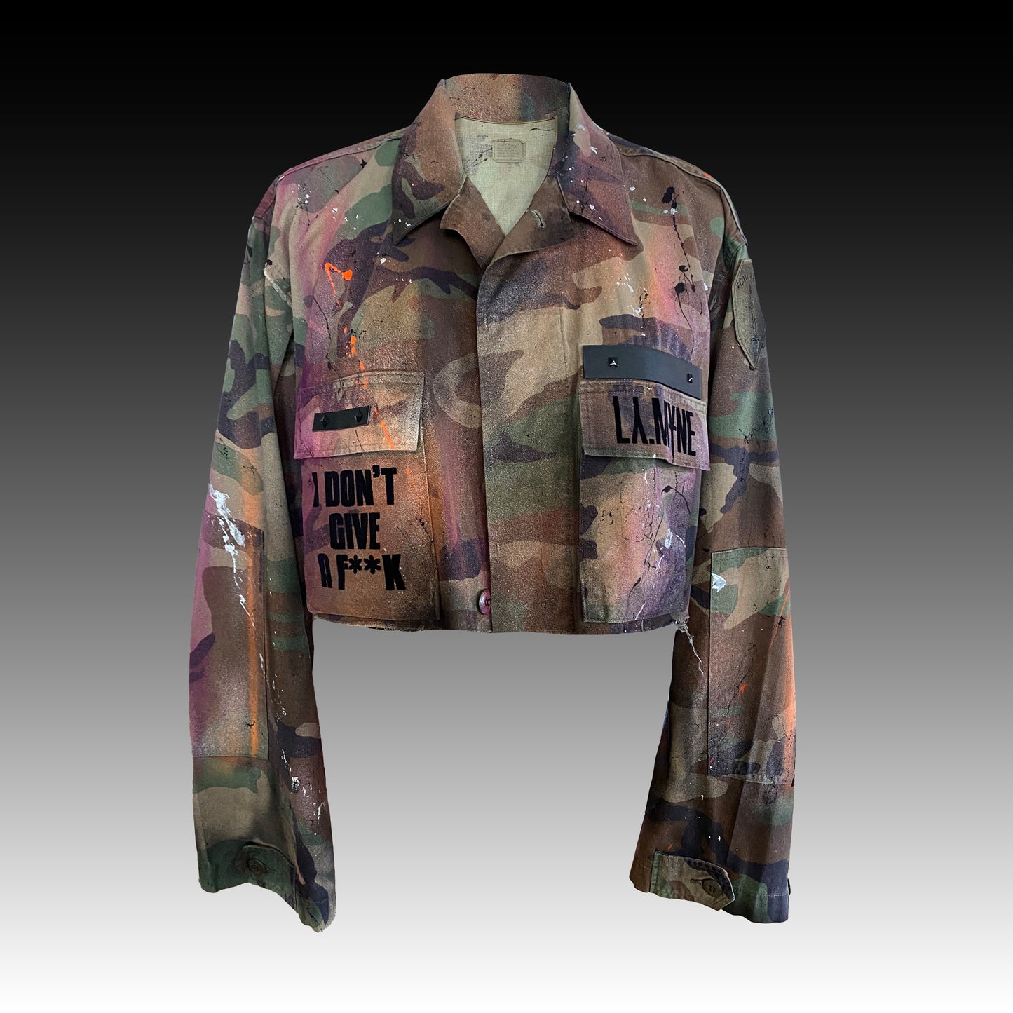 Never Stop Laughing - Army Jacket